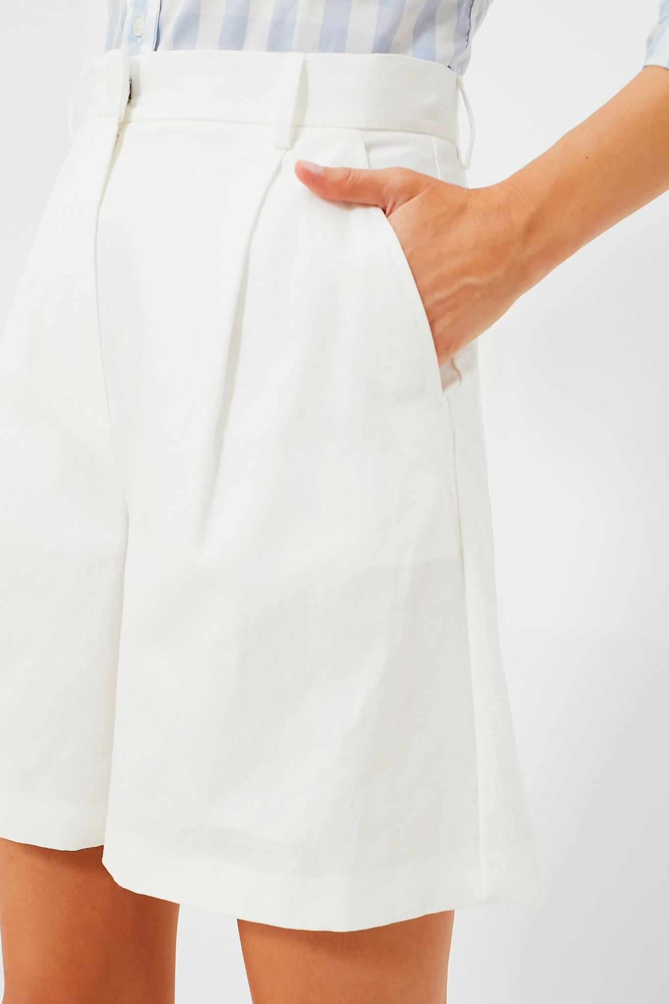 Weekend Max Mara Ivory Ecuba Shorts - Image 5