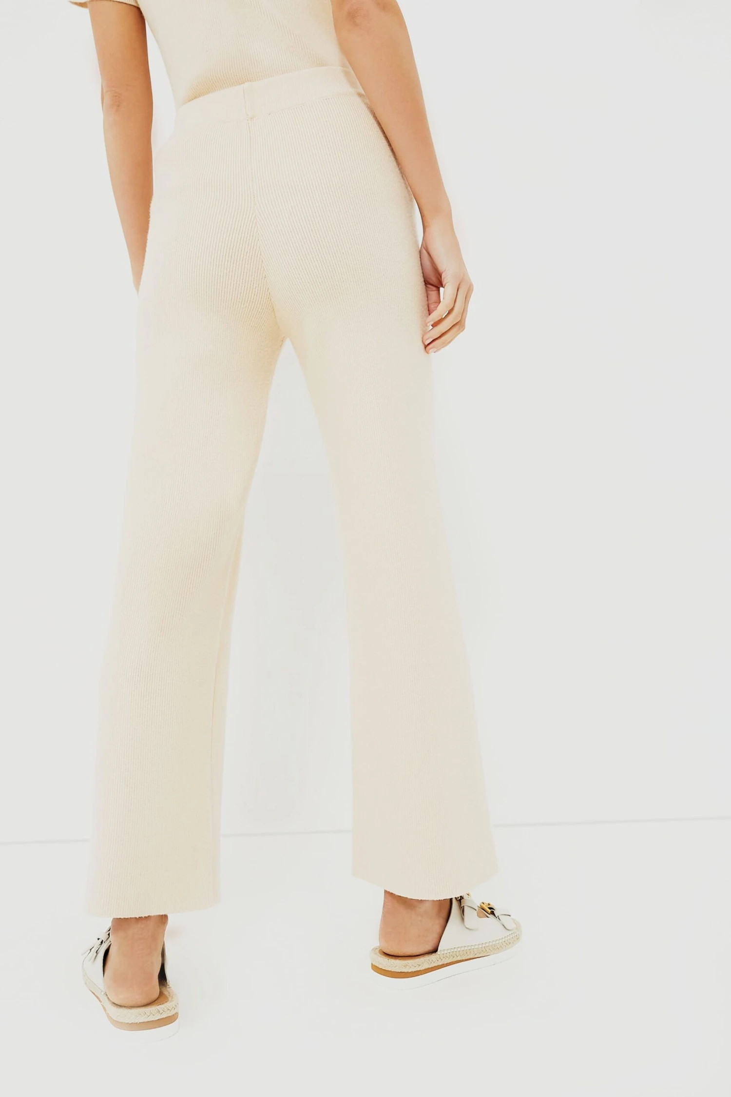 Wide Leg Sundays Knit Pants - Image 4