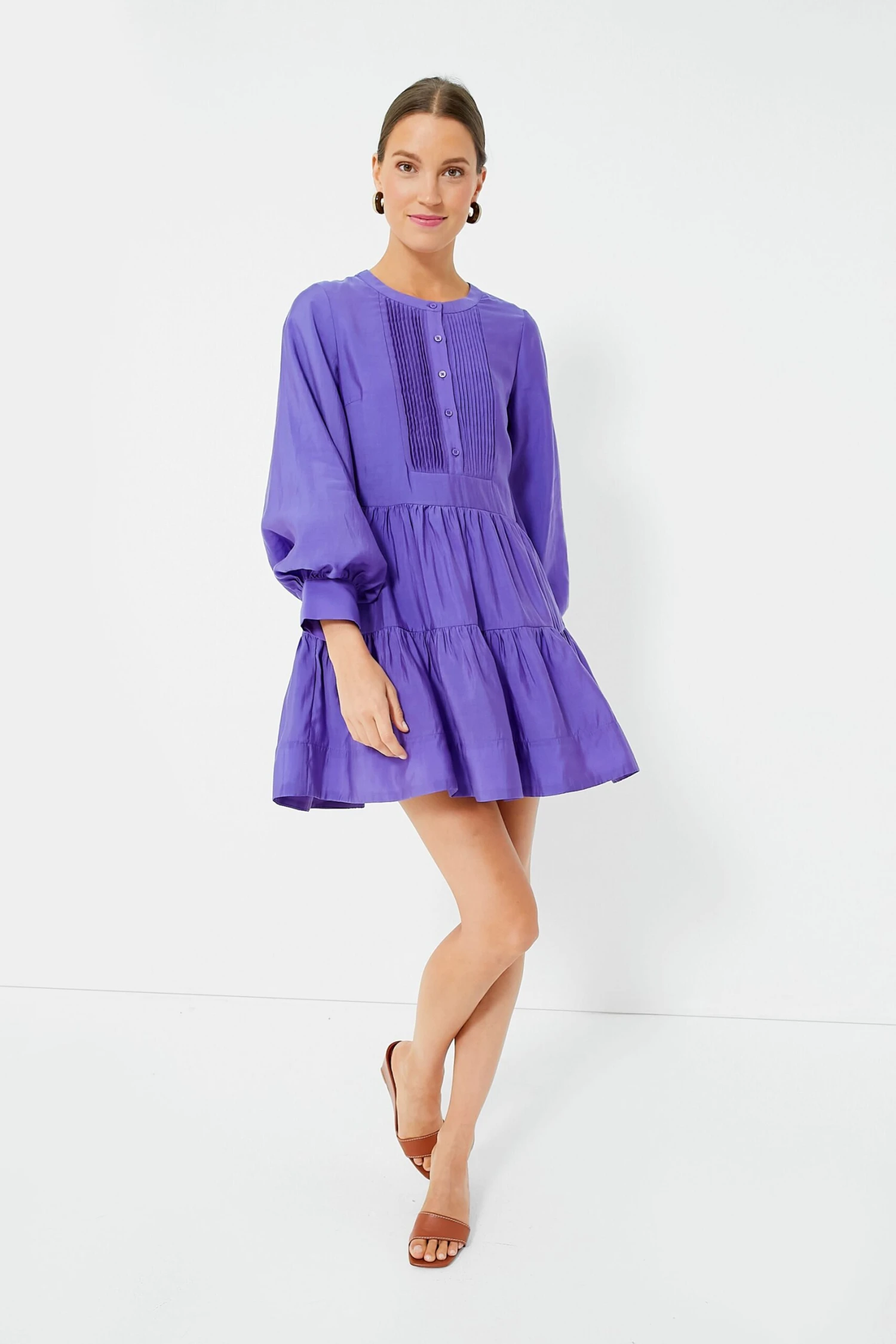 Purple Amie Mini Dress - Image 2